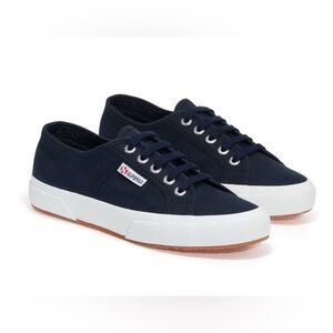Superga 2750 Cotu Classic Sneakers - Navy White - SIZE 8 EU 39